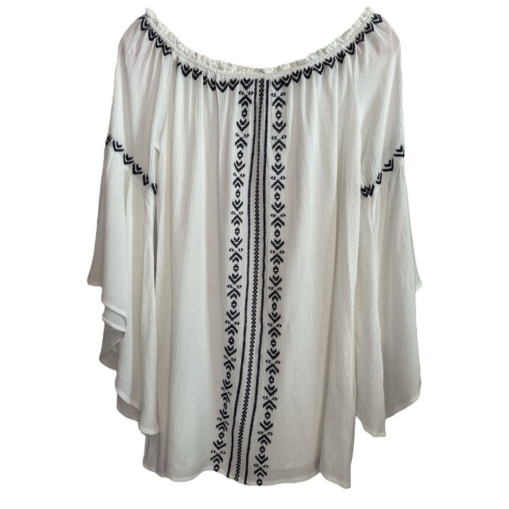 Foreign Exchange Boho Gauze Blouse
